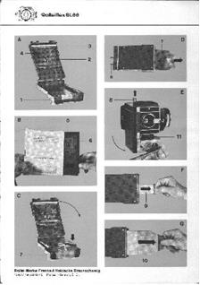 Rollei Accessories - misc manual. Camera Instructions.